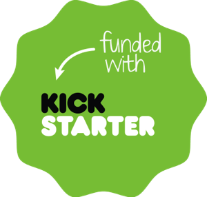 Kickstarter badge funded